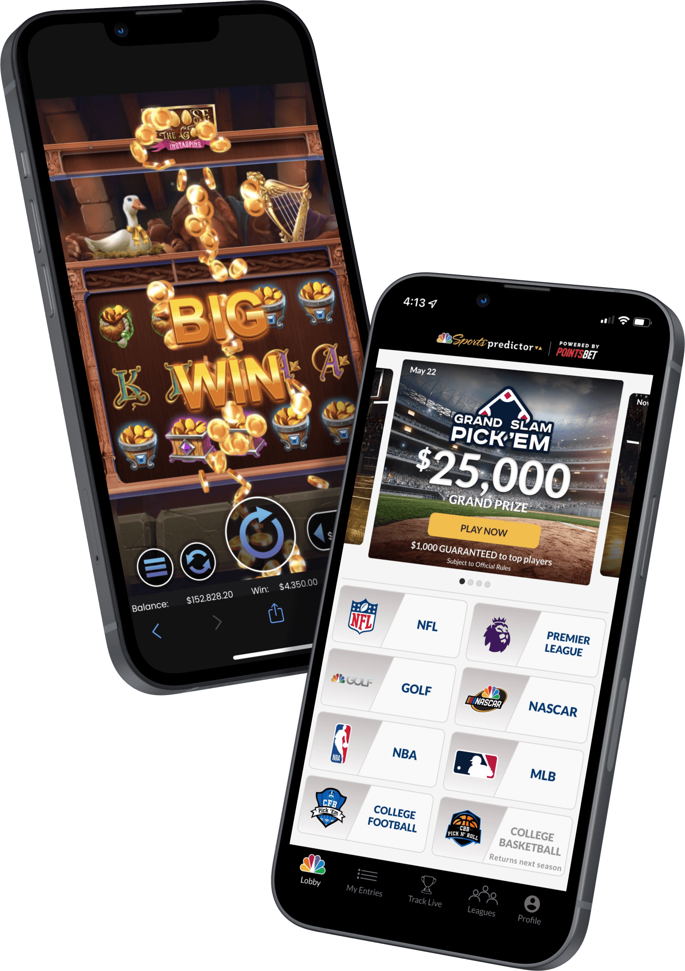 NBC Pick'Em App Mock Up